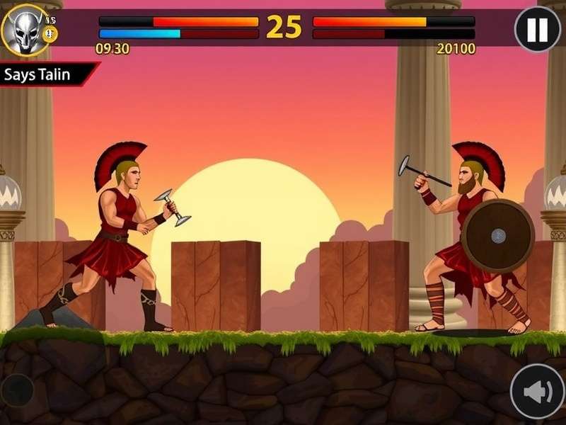 Spartan Strength Duel Gameplay Screenshot